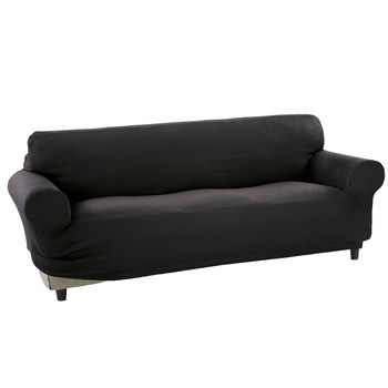 Husa elastica pentru canapea 3 locuri Kring Nairobi, intre 180-220 cm, 60% bumbac+ 35% poliester + 5% elastan, Negru Husa elastica pentru canapea 3 locuri Kring Nairobi, intre 180-220 cm, 60% bumbac+ 35% poliester + 5% elastan, Negru