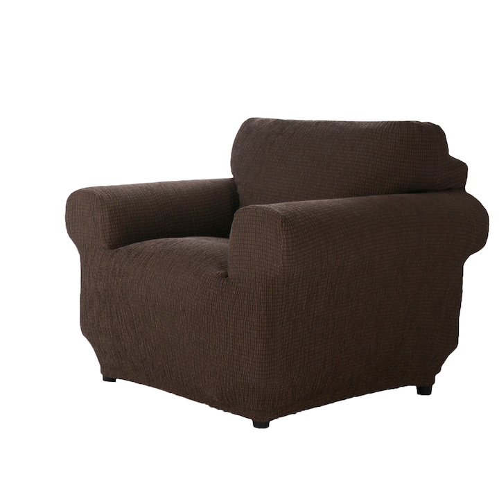 Kring Brilliante Huzat fotelre, 70-110 cm között, 60% pamut + 35% poliészter + 5% elasztán, Barna