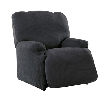 Husa elastica pentru fotoliu cu recliner mecanic Kring Brilliante, intre 70-110 cm, 60% bumbac+ 35% poliester + 5% elastan, Gri Husa elastica pentru fotoliu cu recliner mecanic Kring Brilliante, intre 70-110 cm, 60% bumbac+ 35% poliester + 5% elastan, Gri
