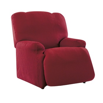Husa elastica pentru fotoliu cu recliner mecanic Kring Brilliante, intre 70-110 cm, 60% bumbac+ 35% poliester + 5% elastan, Bordeaux Husa elastica pentru fotoliu cu recliner mecanic Kring Brilliante, intre 70-110 cm, 60% bumbac+ 35% poliester + 5% elastan, Bordeaux