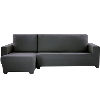 Husa elastica pentru coltar cu brat pe partea stanga Kring Brilliante, intre 230-290 cm, 60% bumbac+ 35% poliester + 5% elastan, Gri Husa elastica pentru coltar cu brat pe partea stanga Kring Brilliante, intre 230-290 cm, 60% bumbac+ 35% poliester + 5% elastan, Gri