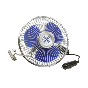 Ventilator oscilant cu grila metal Carpoint 12V Ventilator oscilant cu grila metal Carpoint 12V