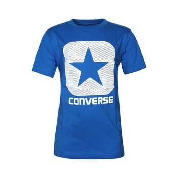 Tricou baieti Converse, albastru, marimea 104-110 cm, 4-5 ani Tricou baieti Converse, albastru, marimea 104-110 cm, 4-5 ani