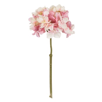 Floare artificiala, Zola®, Hortensie, nuante de roz si crem, 24 cm Floare artificiala, Zola®, Hortensie, nuante de roz si crem, 24 cm