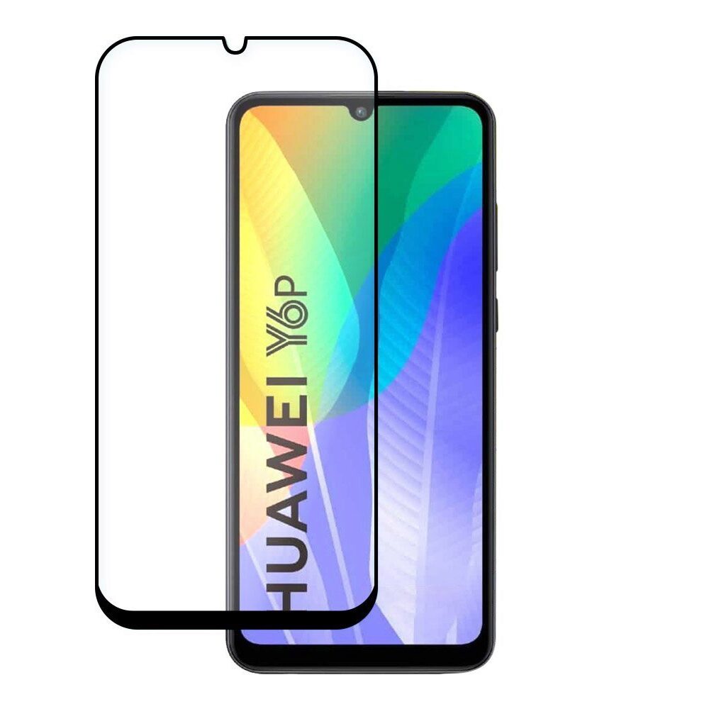 Folie Sticla Flexibila Wozinsky pentru Huawei Y6P, Full Cover, 9H, Negru