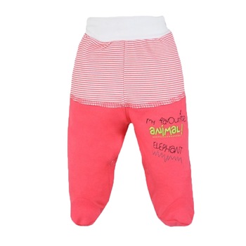 Pantaloni cu botosei pentru bebelusi Koala OLI 04-150, Rosu, 80 cm Pantaloni cu botosei pentru bebelusi Koala OLI 04-150, Rosu, 80 cm