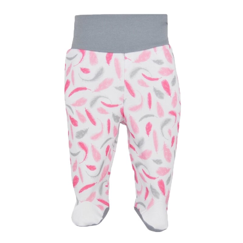 Pantaloni cu botosei pentru fete Koala Papuga 3681-A2, Multicolor, 80 cm