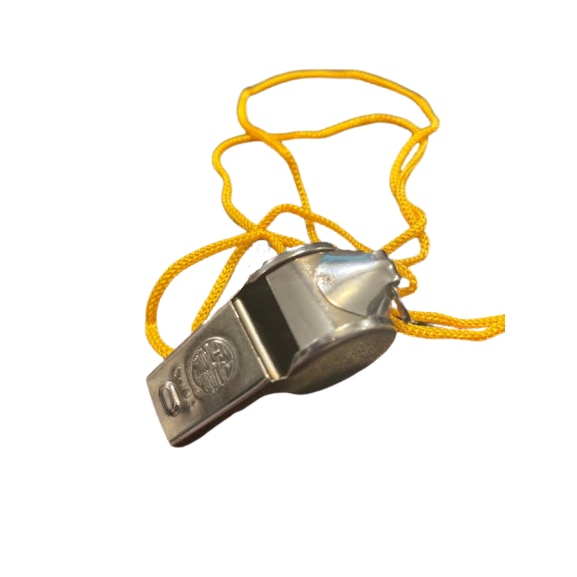 Fluier Vision din metal cu snur