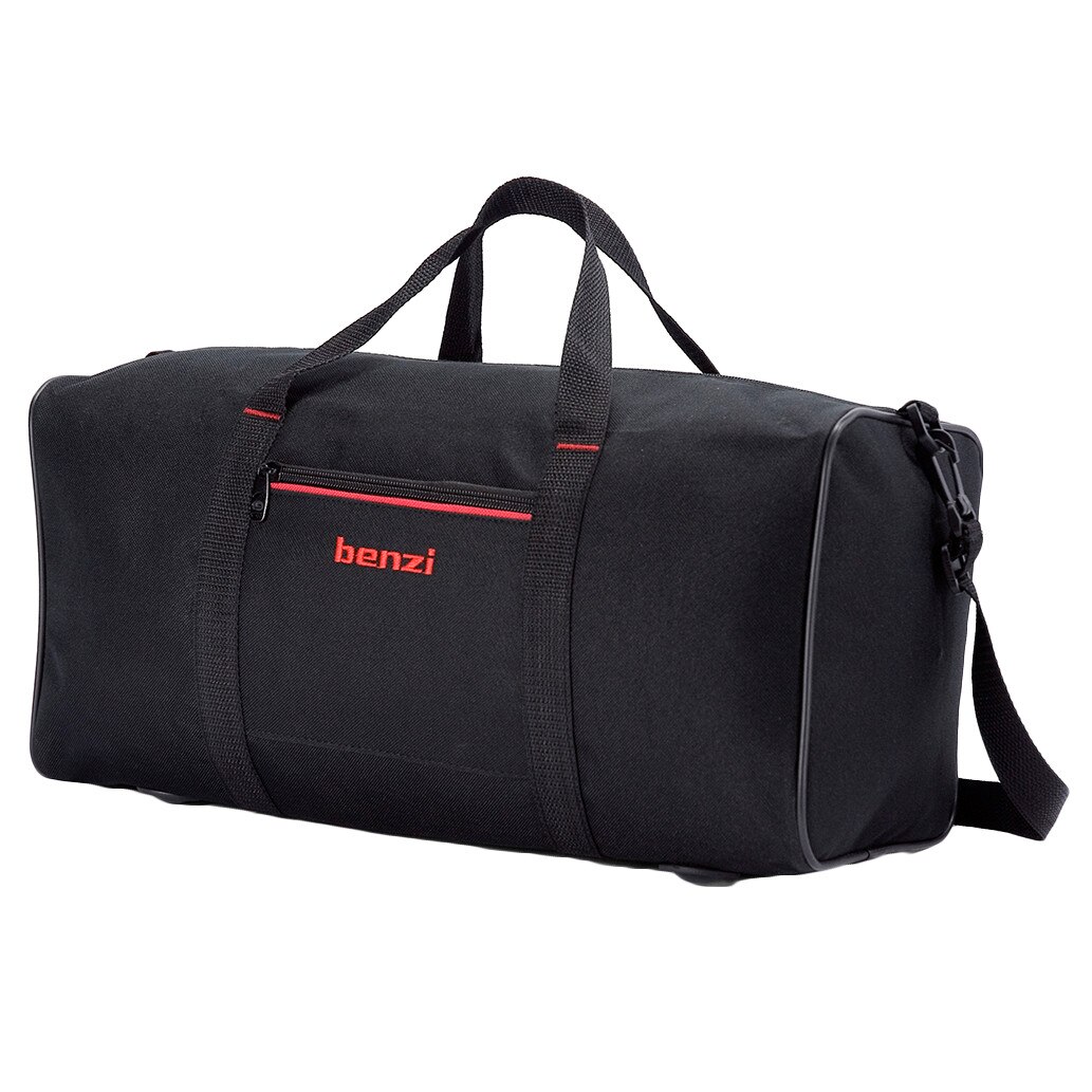 Geanta de voiaj Benzi BZ 3380 - 42 cm, Negru/Rosu