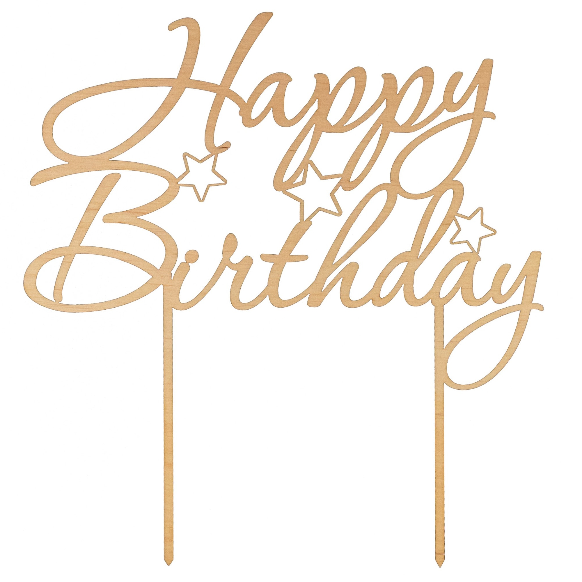 Topper tort din lemn 23 X 20 X 0.3 cm