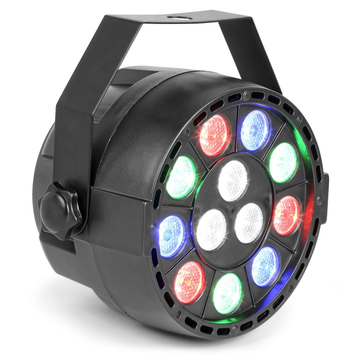 Max Partybar Diszkó fény, 12x, 1W RGBW LED,