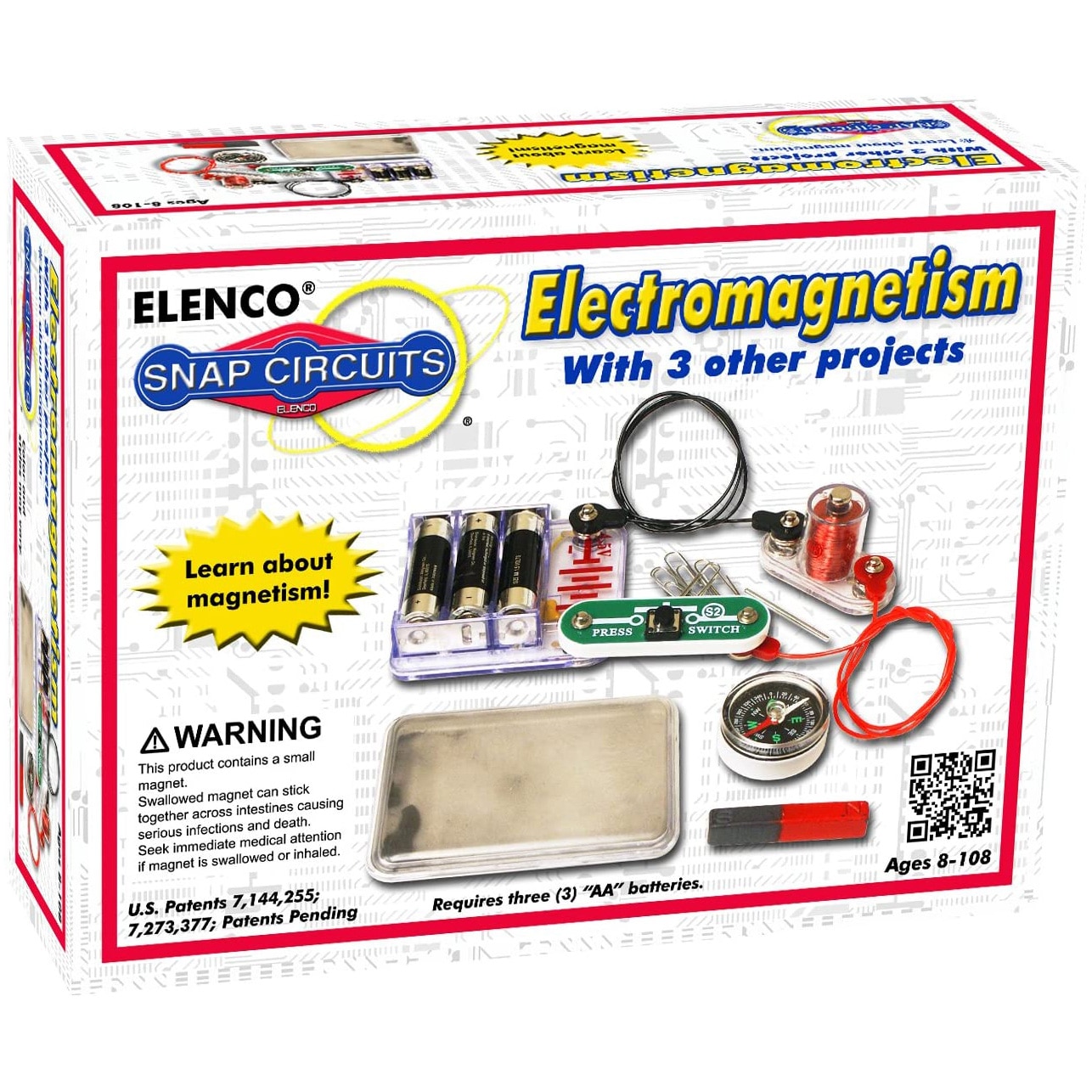 Joc educativ STEM Snap Circuits - Electromagnetism