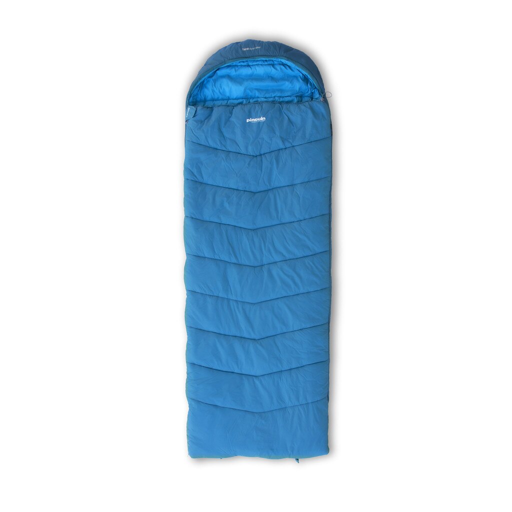 Sac de dormit Pinguin Blizzard PFM (Extrem -17°C), albastru, 190cm, deschidere dreapta