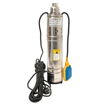 Pompa apa submersibila DRK QGD2 cu flotor, 0.75 KW, 140m, 3m3/ora, pornire / oprire automata prin plutitor Pompa apa submersibila DRK QGD2 cu flotor, 0.75 KW, 140m, 3m3/ora, pornire / oprire automata prin plutitor