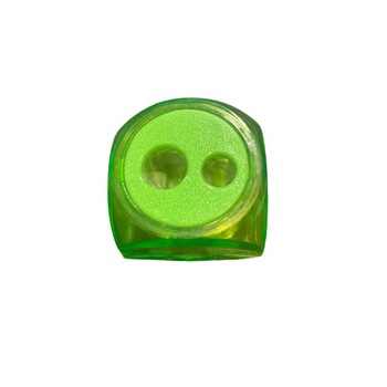 Ascutitoare Vision verde dulba cu rezervor sub forma de zar- 4 cm Ascutitoare Vision verde dulba cu rezervor sub forma de zar- 4 cm