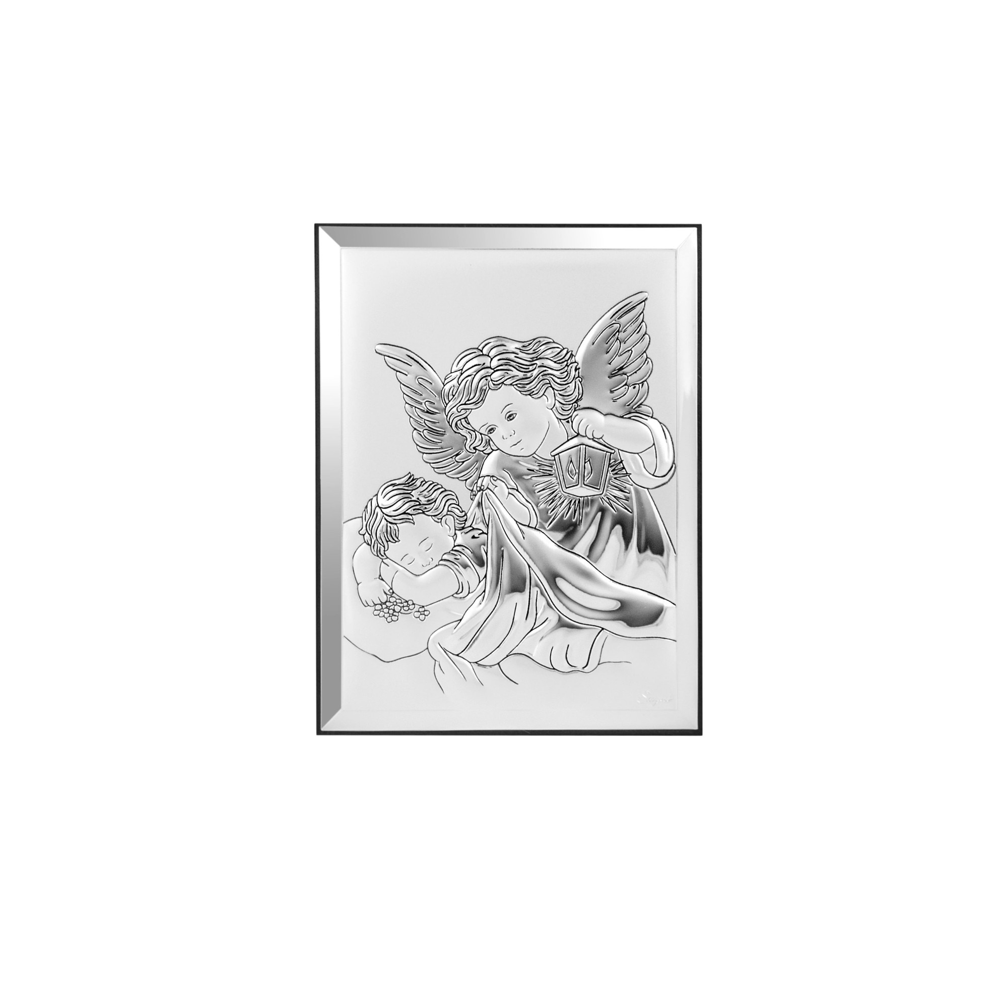 Icoana Argint 6x9cm Ingerul Pazitor ClassGifts