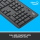 Logitech MK295 Silent vezeték nélküli billentyűzet és egér készlet, Nemzetközi angol kiosztás, Grafit