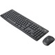 Logitech MK295 Silent vezeték nélküli billentyűzet és egér készlet, Nemzetközi angol kiosztás, Grafit