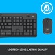 Logitech MK295 Silent vezeték nélküli billentyűzet és egér készlet, Nemzetközi angol kiosztás, Grafit