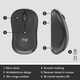 Logitech MK295 Silent vezeték nélküli billentyűzet és egér készlet, Nemzetközi angol kiosztás, Grafit