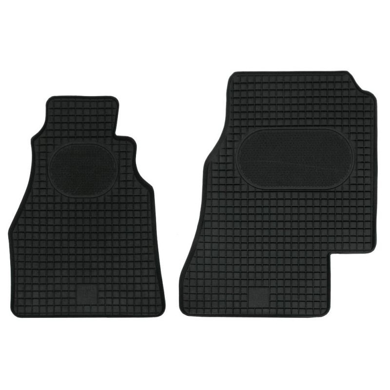 Set 4 covorase auto tip tavita POLGUM, Cauciuc, pentru VW LT 96-06 / Mercedes-Benz Sprinter -06, Negru