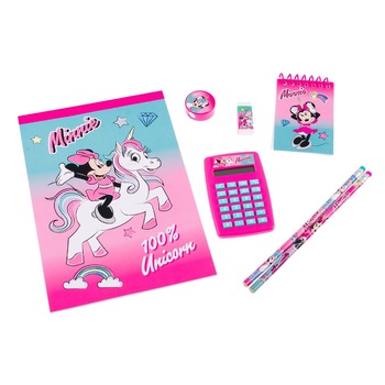 Set rechizite, Zola®, model Minnie, 8 piese Set rechizite, Zola®, model Minnie, 8 piese