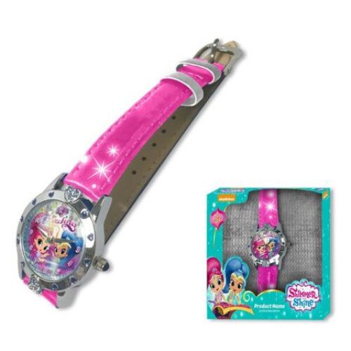 Ceas analogic Shimmer Shine Fucsia