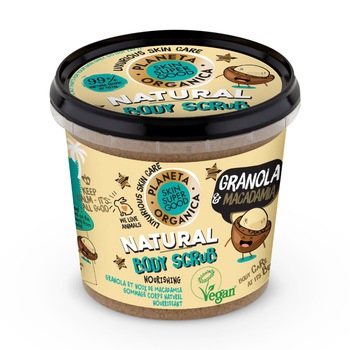 Scrub de corp Organic Shop Skin Super Good Granola and Macadamia Nut 360 ml Scrub de corp Organic Shop Skin Super Good Granola and Macadamia Nut 360 ml