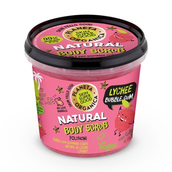 Scrub de corp Organic Shop Skin Super Good Lychee Bubble Gum 360 ml Scrub de corp Organic Shop Skin Super Good Lychee Bubble Gum 360 ml