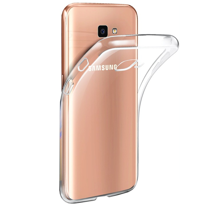 Husa Transparenta din SIlicon Optim Clear Compatibila Samsung Galaxy J4 Plus