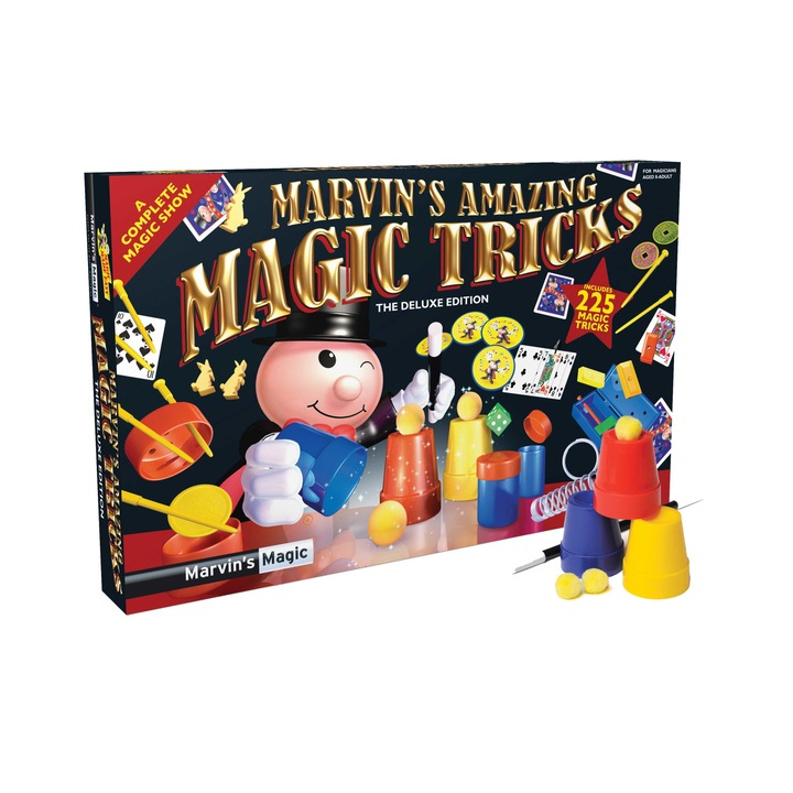 DELUXE Magic Kit Marvins Amazing Magic 225 trükkök