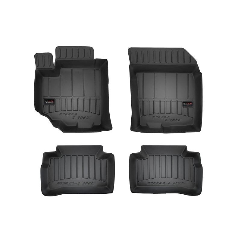 Set 4 covorase auto tip tavita Frogum, Cauciuc, pentru SUZUKI VITARA 02.15- CROSSOVER, Negru