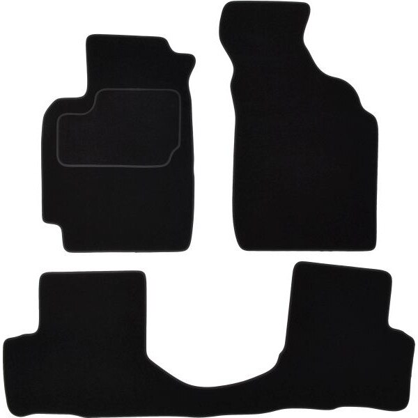 Set 3 covorase auto MAMMOOTH, Velur, pentru HONDA HR-V 1999+ OFF-ROAD/SUV, Negru