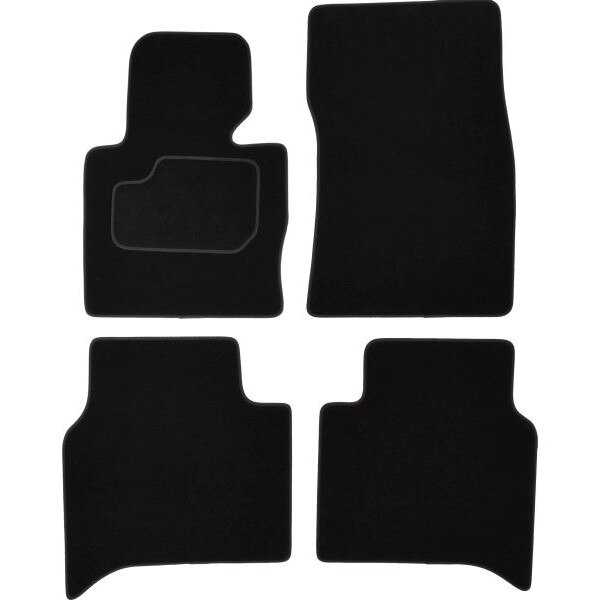 Set 4 covorase auto MAMMOOTH, Velur, pentru LAND ROVER RANGE ROVER III 2002-2012 OFF-ROAD/SUV, Negru