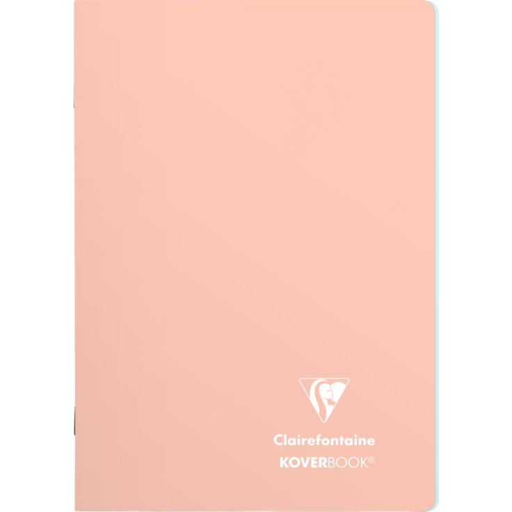 Caiet A5, capsat, 48 file, Clairefontaine KOVERBOOK, dictando, corai