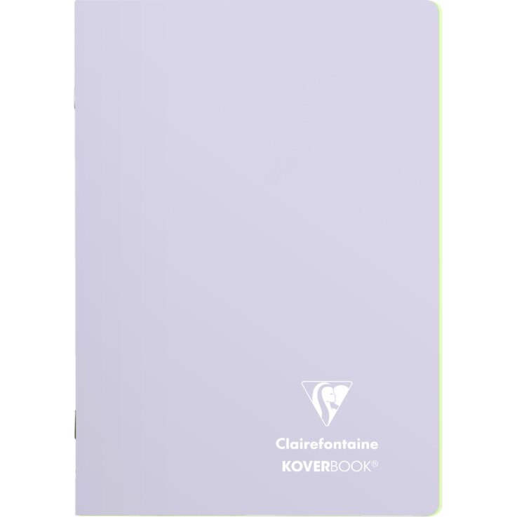 Caiet A5, capsat, 48 file, Clairefontaine KOVERBOOK, dictando, liliac