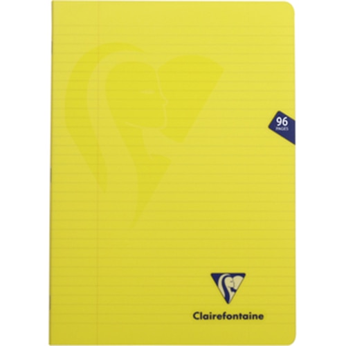 Caiet capsat A4, 48 file, Clairefontaine Mymesys, dictando, galben