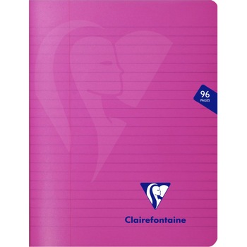 Caiet capsat A5+(17x22 cm), 48 file, Clairefontaine Mymesys, Dictando, Roz Caiet capsat A5+(17x22 cm), 48 file, Clairefontaine Mymesys, Dictando, Roz