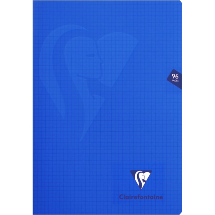 Clairefontaine Mymesys tűzött füzet, A4, 48 lap, négyzetrácsos, kék