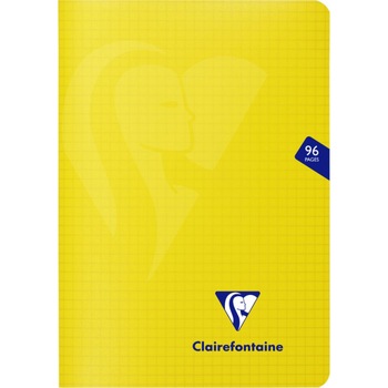 Caiet capsat A5, 48 file, Clairefontaine Mymesys, matematica, galben Caiet capsat A5, 48 file, Clairefontaine Mymesys, matematica, galben
