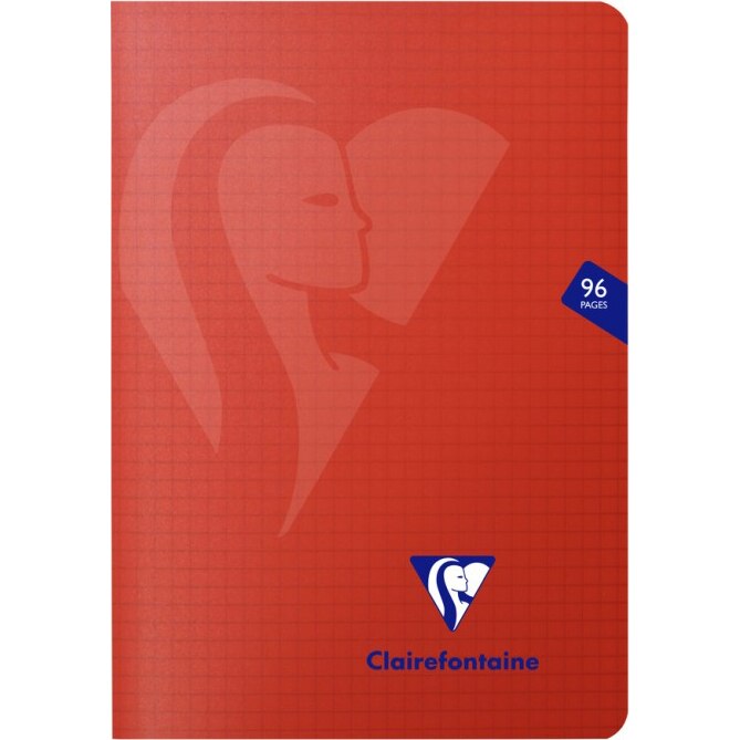 Caiet capsat A5, 48 file, Clairefontaine Mymesys, matematica, rosu