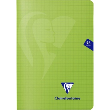 Caiet capsat A5, 48 file, Clairefontaine Mymesys, matematica, verde