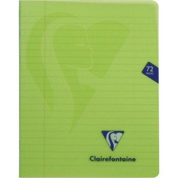 Caiet capsat A5+(16,5x21cm), 36 file, Clairefontaine Mymesys, Dictando, Verde Caiet capsat A5+(16,5x21cm), 36 file, Clairefontaine Mymesys, Dictando, Verde