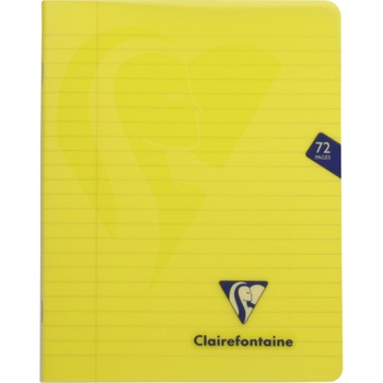 Caiet capsat A5+(16,5x21cm), 36 file, Clairefontaine Mymesys, Dictando, Galben Caiet capsat A5+(16,5x21cm), 36 file, Clairefontaine Mymesys, Dictando, Galben