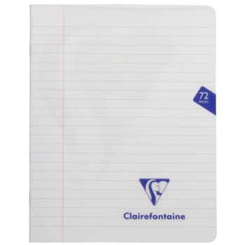 Caiet capsat A5+(16,5x21cm), 36 file, Clairefontaine Mymesys, Dictando, Transparent Caiet capsat A5+(16,5x21cm), 36 file, Clairefontaine Mymesys, Dictando, Transparent
