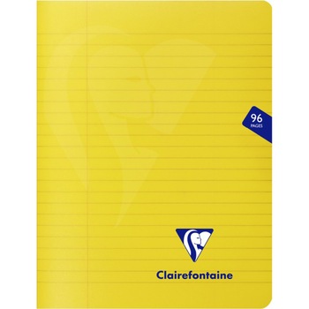 Caiet capsat A5+(17x22 cm), 48 file, Clairefontaine Mymesys, Dictando, Galben Caiet capsat A5+(17x22 cm), 48 file, Clairefontaine Mymesys, Dictando, Galben