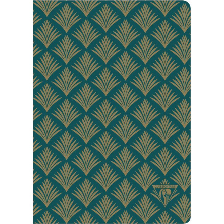 Caiet cusut A5+(14,8x21cm), 48 file, Clairefontaine Neo Deco, Dictando, Turquoise