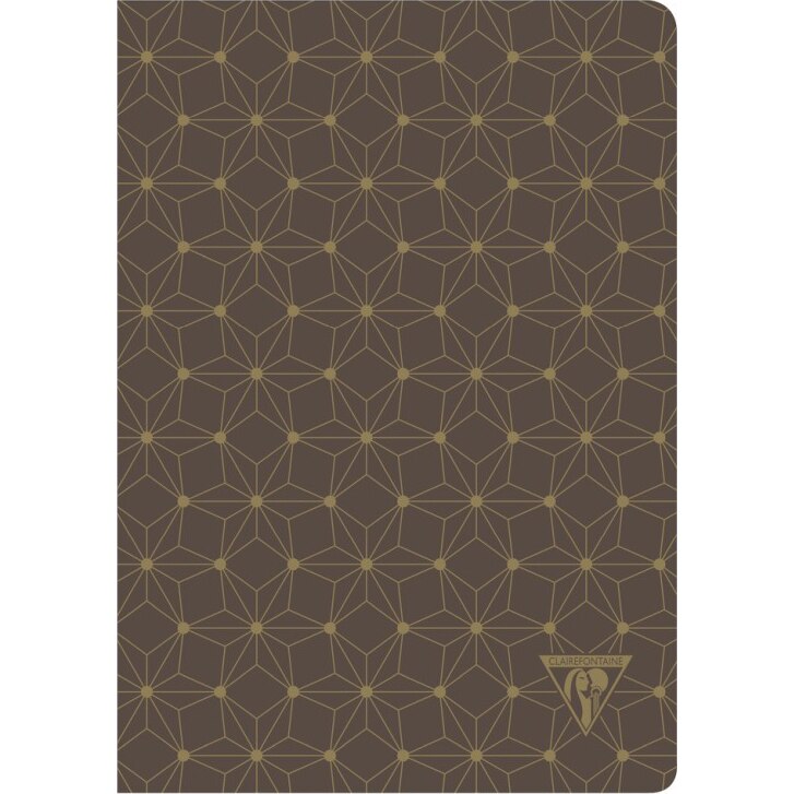 Caiet cusut A5+(14,8x21cm), 48 file, Clairefontaine Neo Deco, Dictando, Maro