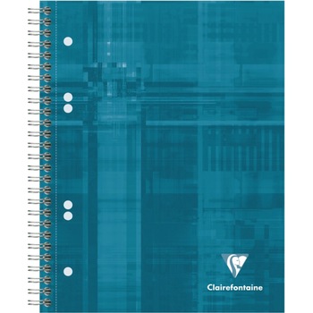 Notebook A5+(16x21 cm) cu spira, 90 file , Clairefontaine Bind'O Block, Dictando, Turquoise Notebook A5+(16x21 cm) cu spira, 90 file , Clairefontaine Bind'O Block, Dictando, Turquoise
