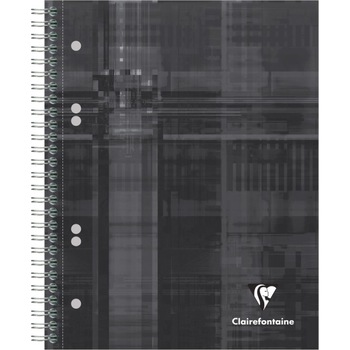 Notebook A5+(16x21 cm) cu spira, 90 file , Clairefontaine Bind'O Block, Dictando, Negru